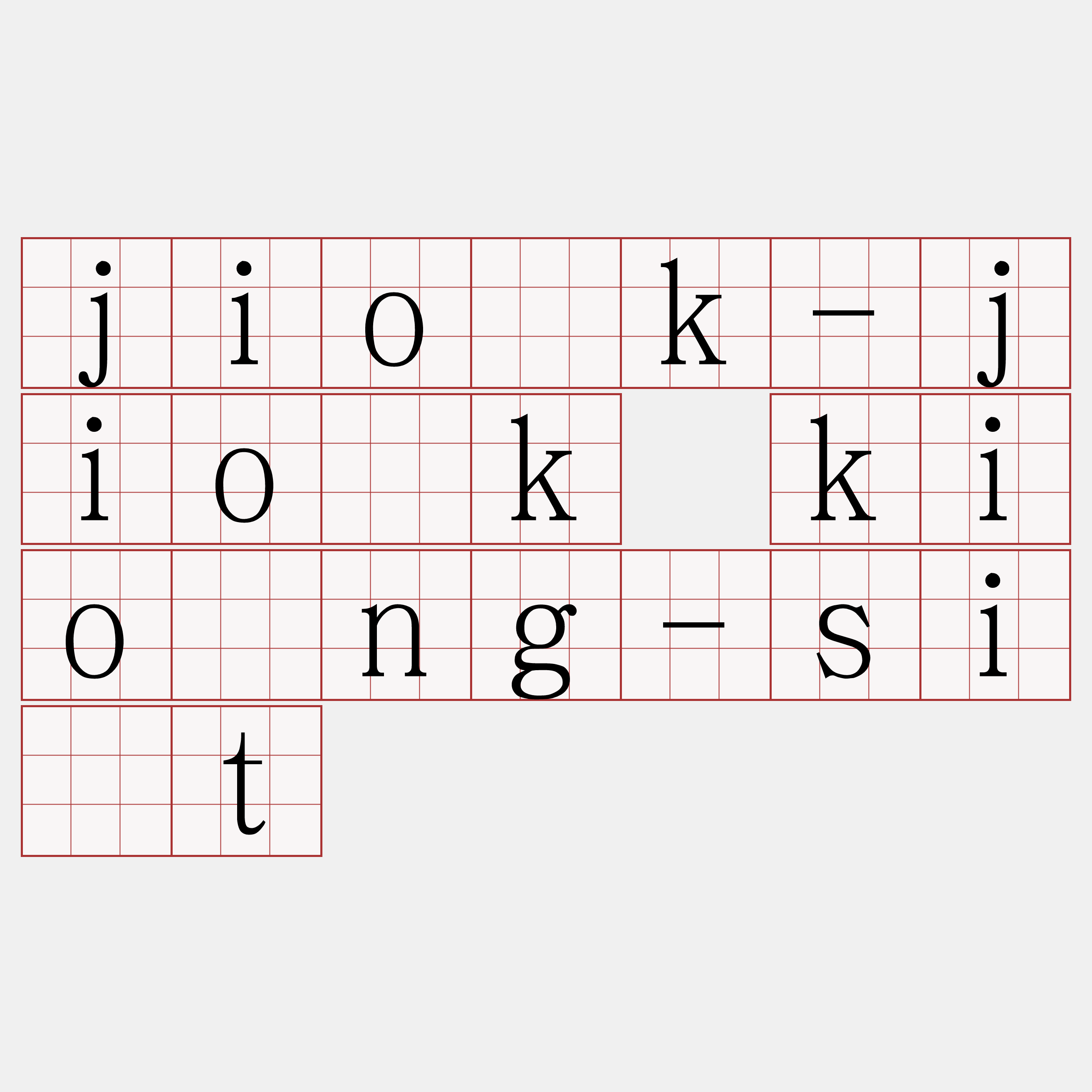 jio̍k-jio̍k kiông-si̍t